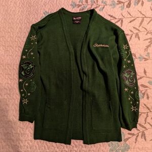 HP Slytherin Cardigan Small
